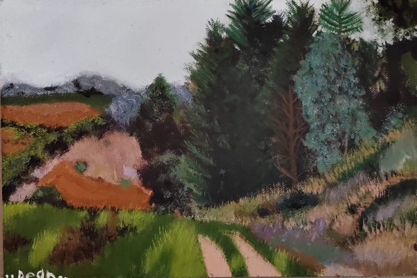 Gravel Road next to Forest #1 (Art by Dean)