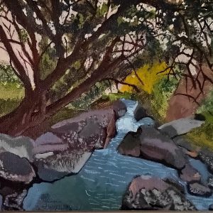 Mountain's Spring Fountain #3 (Art by Dean)